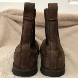 UGG | Shoes | Ugg Mens Ankle Brown Leather Pull On Boots  display picture 2